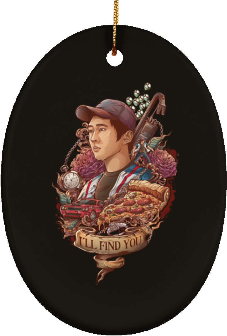 Glenn Memorial Christmas Ornaments - Glenn Rhee (1155x1155), Png Download