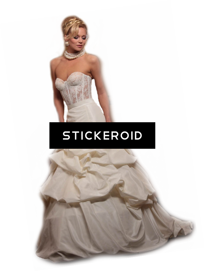 Bride - Gown (697x920), Png Download