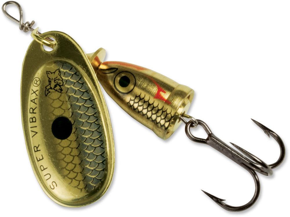 Blue Fox Classic Vibrax Spinners: Gold Shiner; 1 (1000x747), Png Download