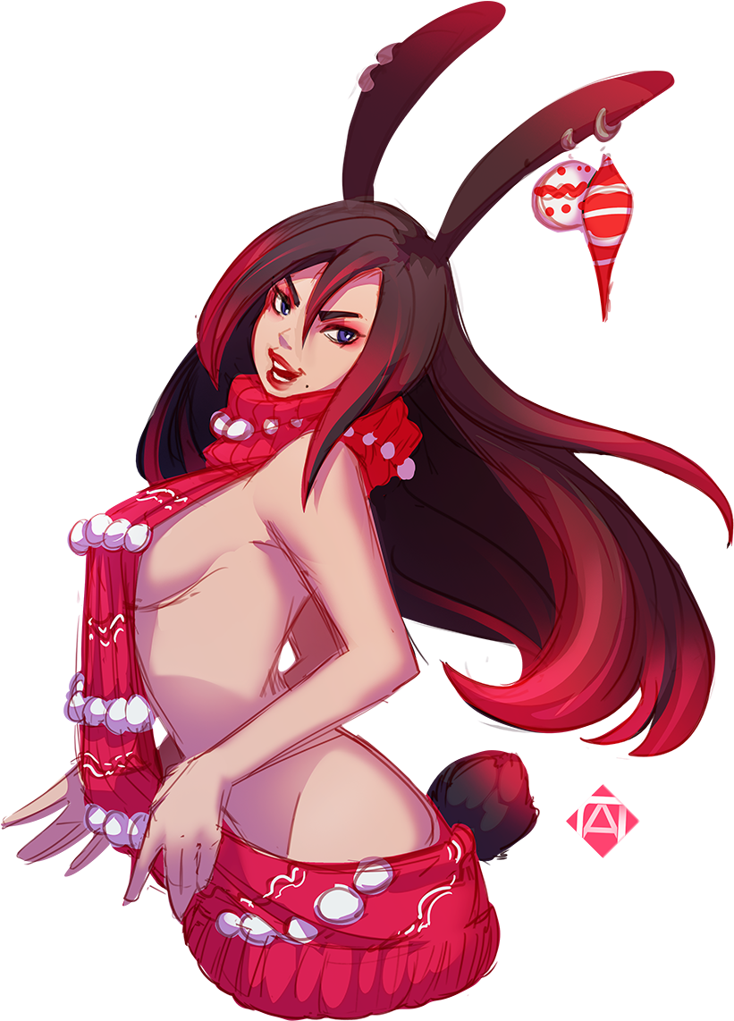 A Couple More Pretty Girls With Ugly Sweaters For My - Cartoon (1050x1200), Png Download