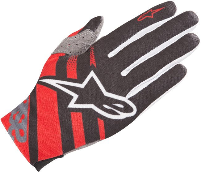 Alpinestar Racer Glove Black/red - Alpinestars Racer Gloves (800x800), Png Download