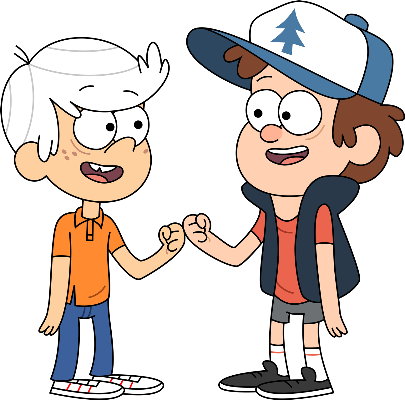 01, October 16, 2017 - Loud House Gravity Falls (1300x1300), Png Download