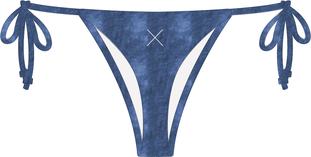 Sky Blue Velvet Beachy Bottom - Boutine Los Angeles - Creative Studio (1200x900), Png Download