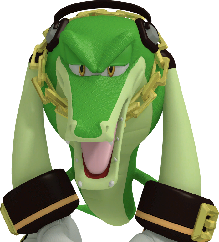 Vector The Crocodile Sonic Free Riders - Vector Le Crocodile Sonic (700x774), Png Download