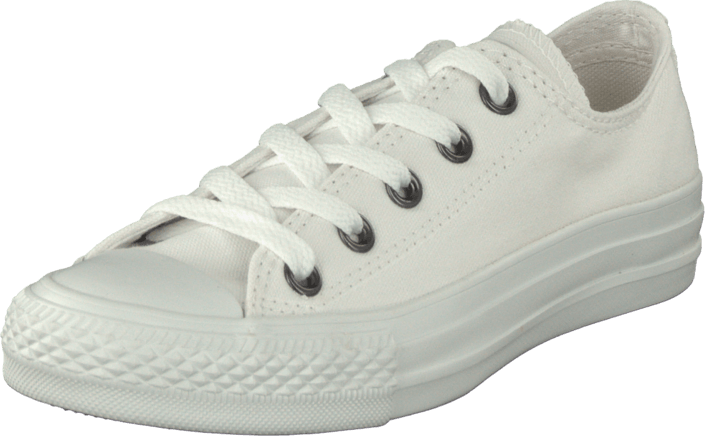 Chuck Taylor All Star Ox White Monochrome - Shoe (705x436), Png Download