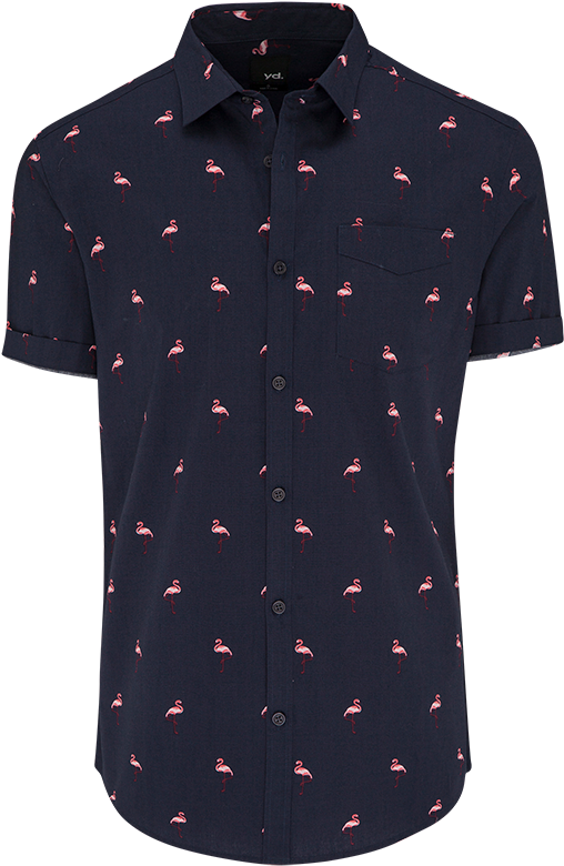 Flamingo Urban Clothing - Polo Shirt (560x830), Png Download