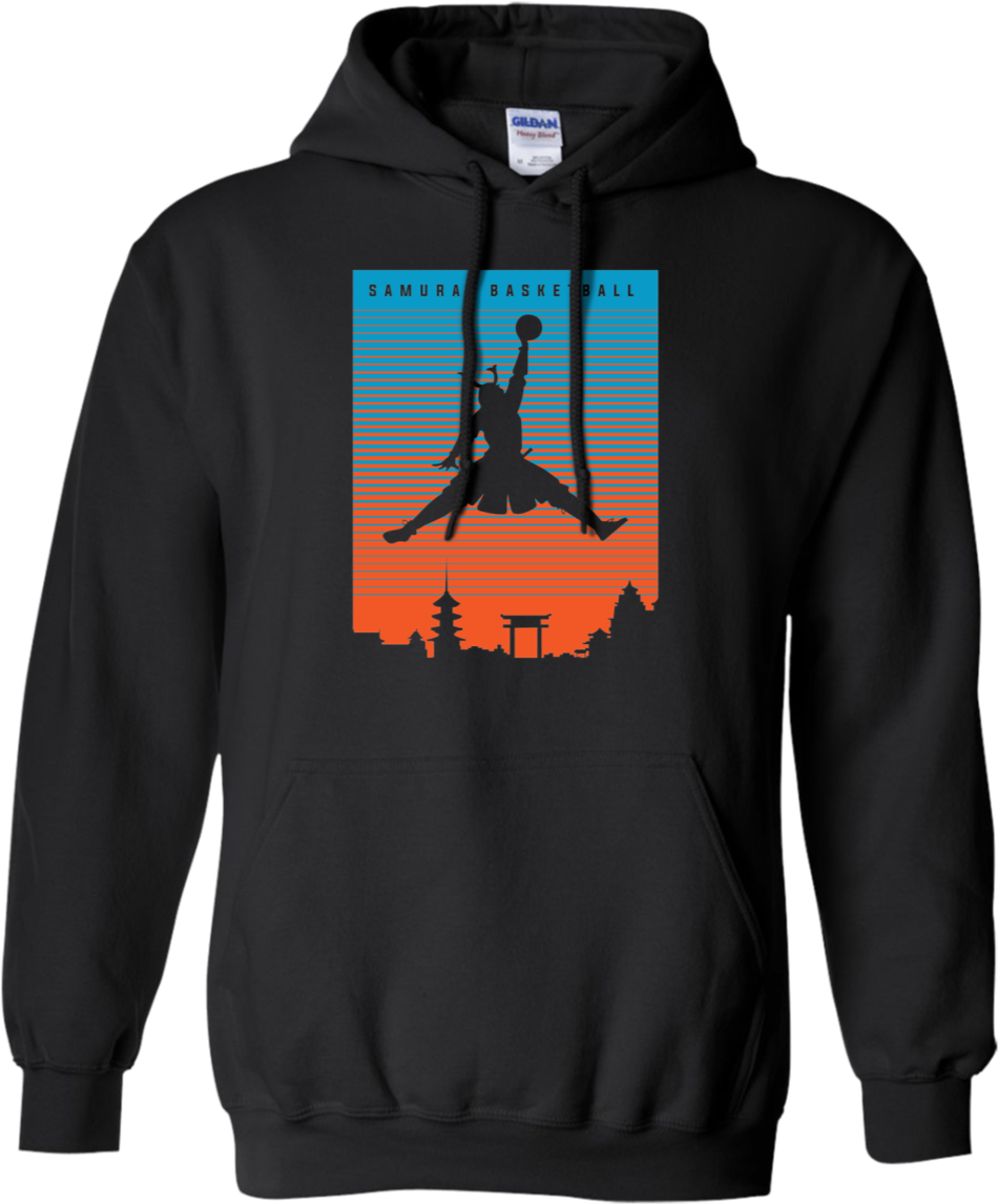 Basketball Samurai Hoodie (1155x1155), Png Download