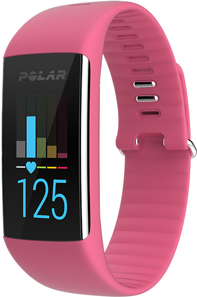 Polar A360 Fitness Tracker, Pink Small - Polar A360 Pink (medium) (600x600), Png Download