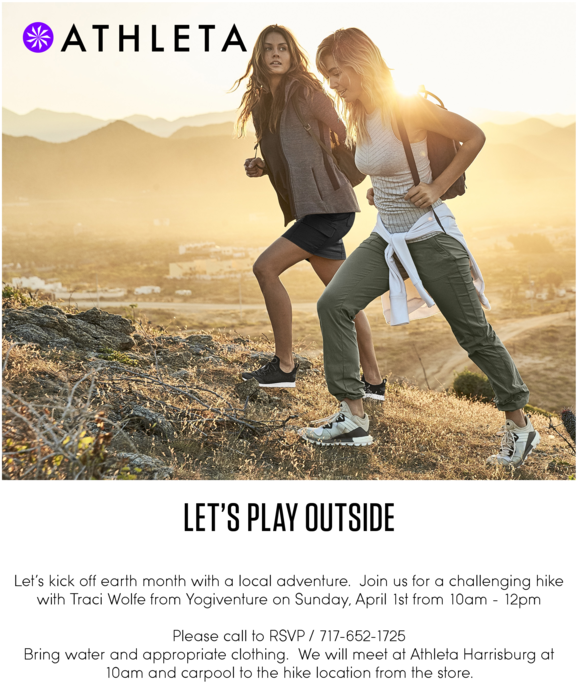 Let's Play Outside With Yogiventure And Athleta - Athleta (650x841), Png Download