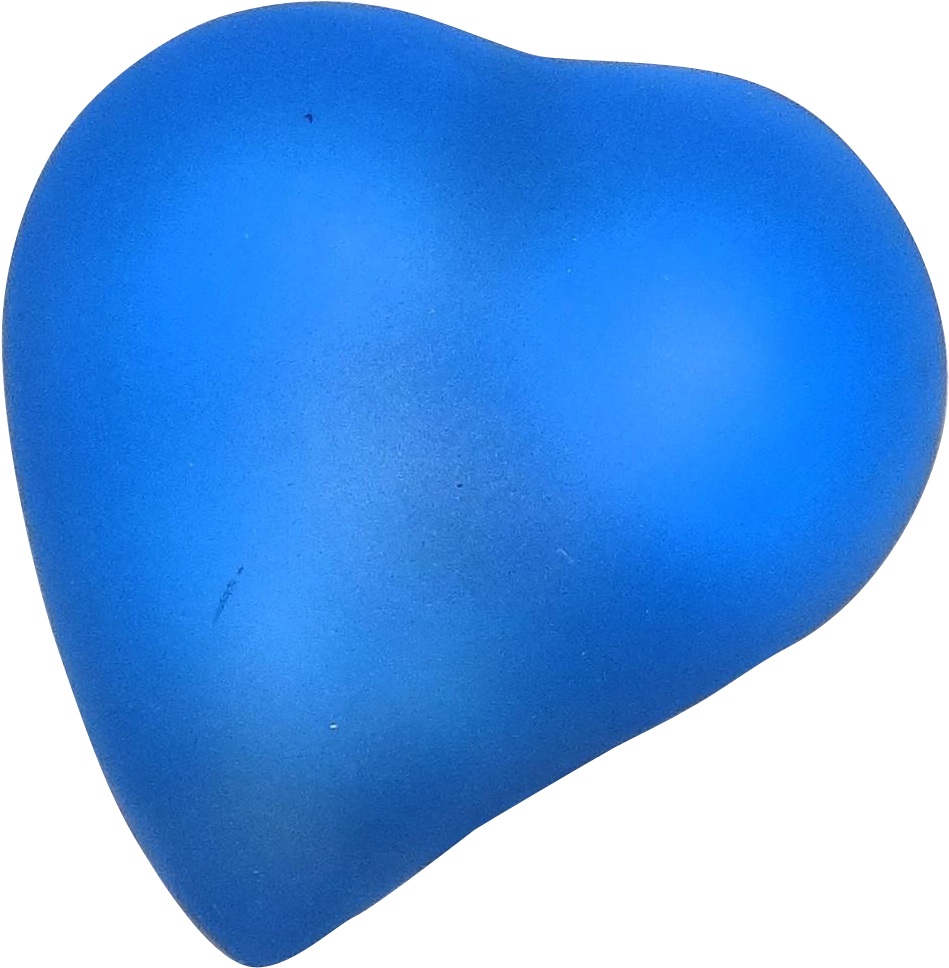 Kosta Boda Frosted Rare Blue Heart For Your Valentine - Heart (967x967), Png Download