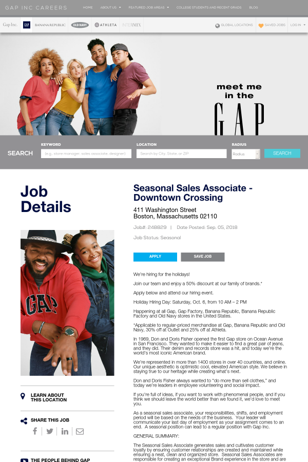 We're - Sarah Jessica Parker Gap Ads (600x900), Png Download