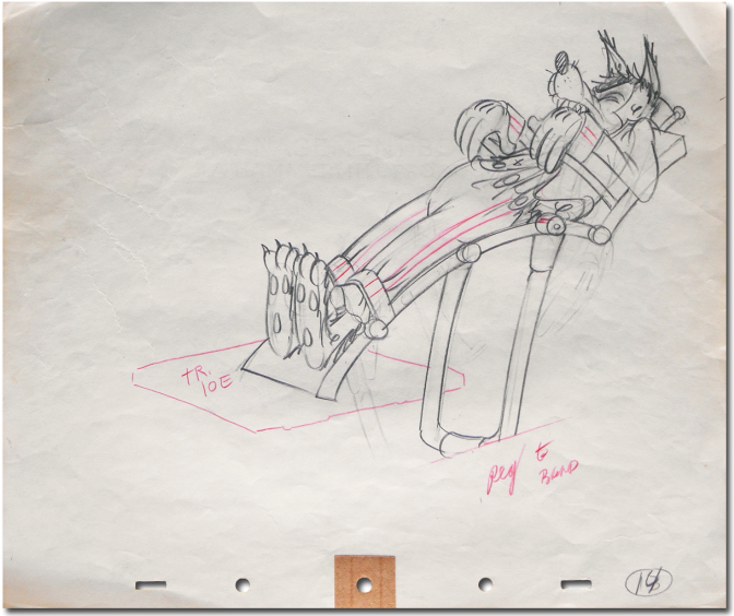 Big Bad Wolf, 1934, Disney Studios, Original Graphite - Disney Princess (676x676), Png Download