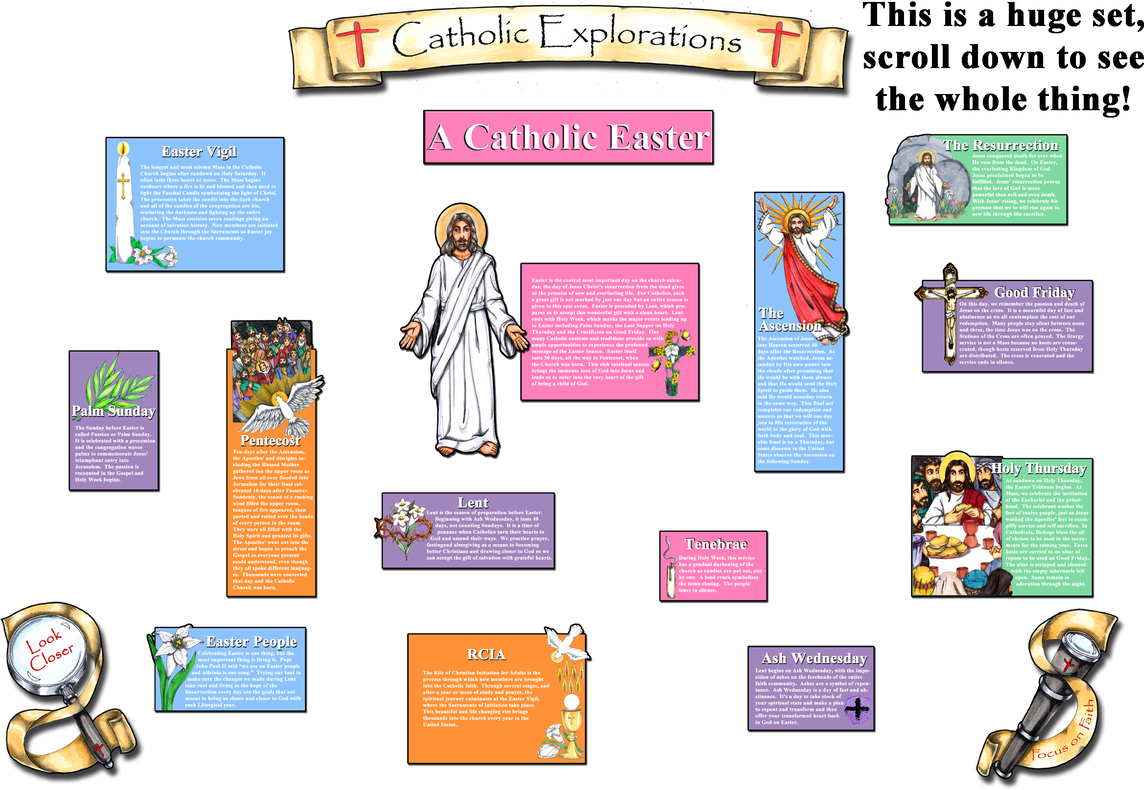 Catholic Explorations Easter Llco127 - Lent (2520x1800), Png Download