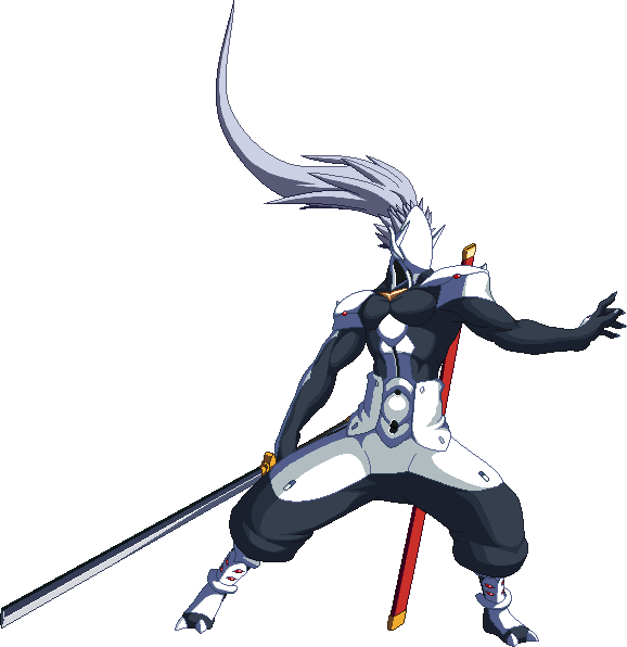 Bbcs Hakumen Fthrow - Portable Network Graphics (578x596), Png Download
