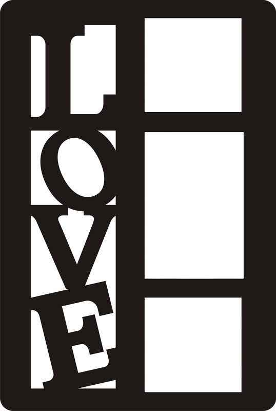 Love Wall Hanging Personalised Photo Fra - Picture Frame (538x800), Png Download