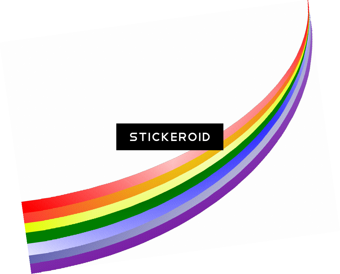 Curved Rainbow - Graphic Design (1143x921), Png Download