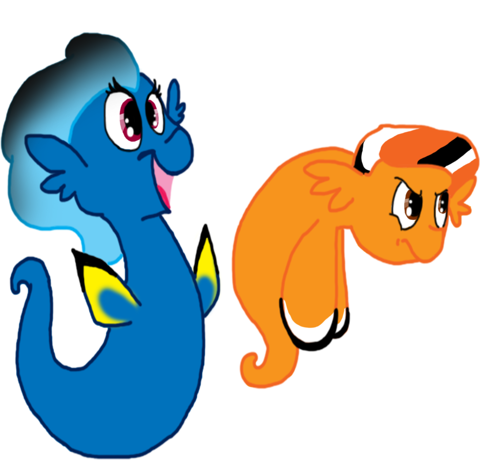 Artist Ghost Peacock Crossover Finding Artistghostpeacock - Finding Dory (973x1024), Png Download