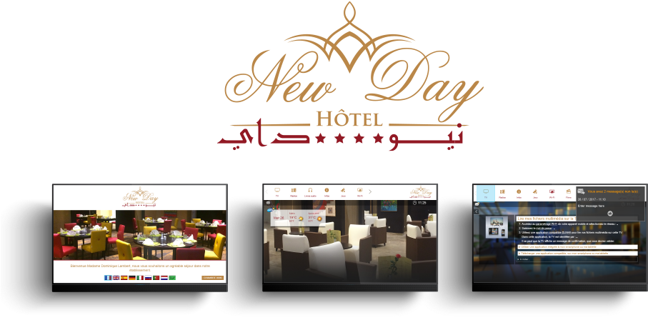 New Hotel Project In Algeria - Happy New Year Moving Annoucement : Mod Home Card (978x460), Png Download