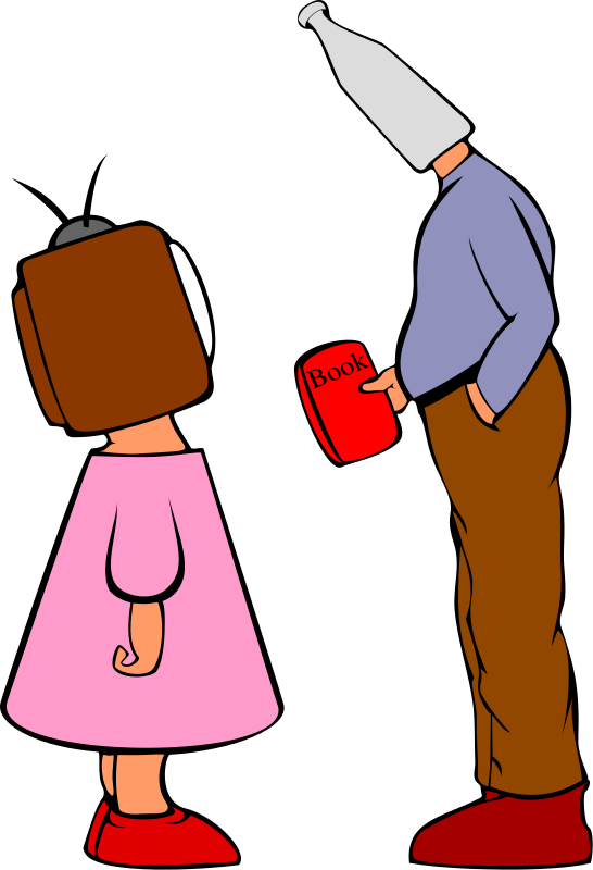 Free You Should Read A Book - Clip Art (546x800), Png Download