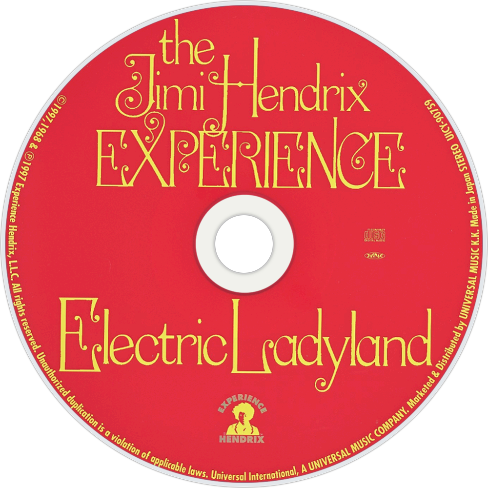 The Jimi Hendrix Experience Electric Ladyland Cd Disc - Jimi Hendrix Experience - Electric Ladyland (music (1000x1000), Png Download