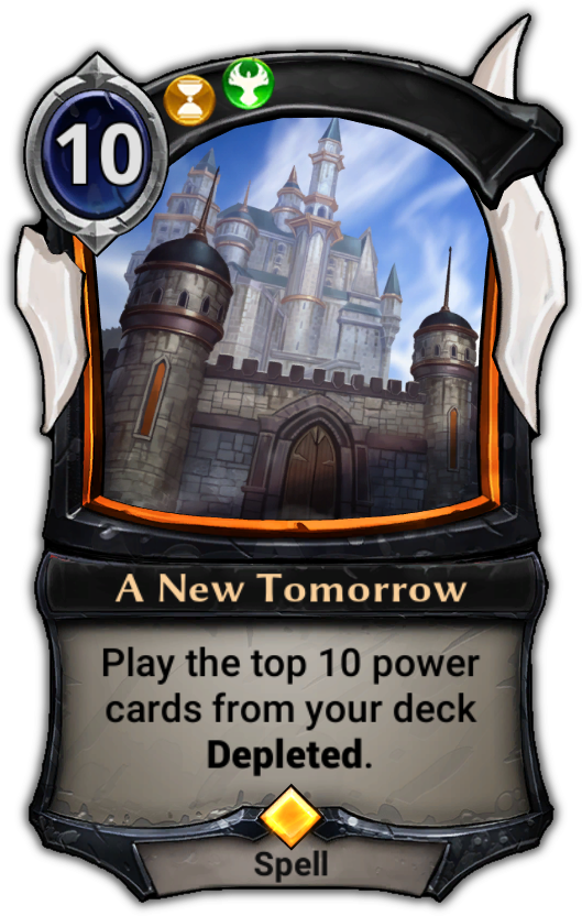 A New Tomorrow - Vara Eternal Card Game (529x832), Png Download