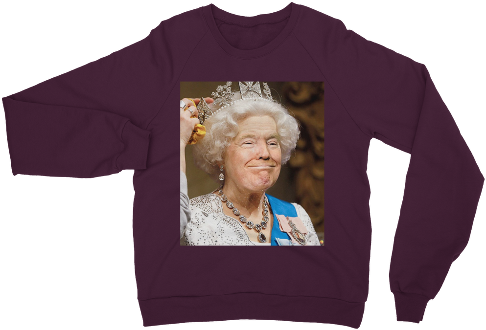 Donald Trump And Queen Elizabeth Face Swap ﻿classic - Earth Star Sign Element Sweatshirt. Tumblr Gift Idea (1024x1024), Png Download