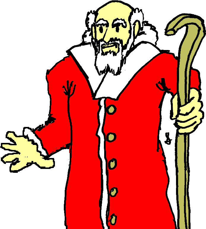 Then A Vigorous-looking Man With A White Beard And (717x777), Png Download