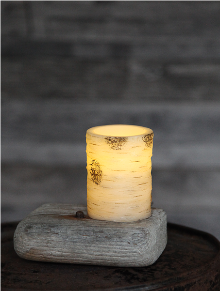 Led Pillar Candle Bjork - Bjork Blockljus Led 10cm - Star Trading (600x600), Png Download