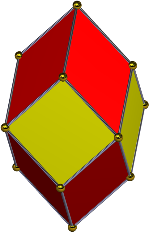From Wikipedia, The Free Encyclopedia - Rhombic Dodecahedron (640x793), Png Download