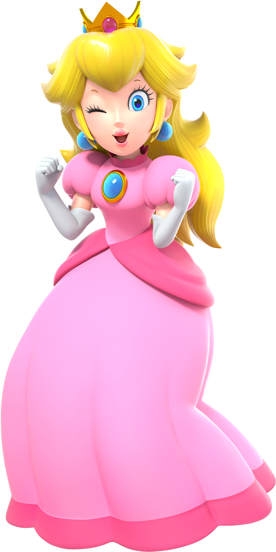 Princess Peach Super Mario Party (700x1200), Png Download