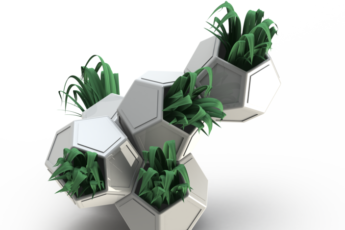 3d Cad Model - Origami (704x469), Png Download