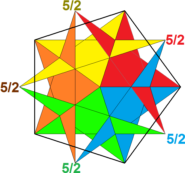 Small Stellated Dodecahedron Vertfig - Small Stellated Dodecahedron (658x627), Png Download