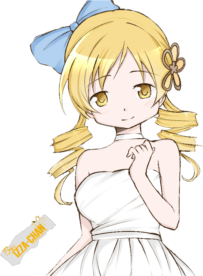 Png - Mami Tomoe Anime Render (900x900), Png Download