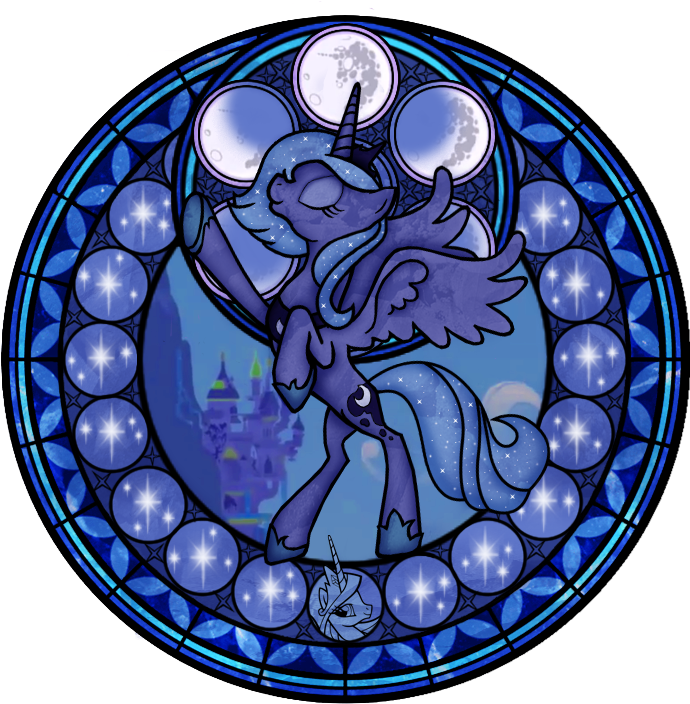 Akili-amethyst, Dive To The Heart, Eyes Closed, Female, - My Little Pony Luna Princess (720x720), Png Download