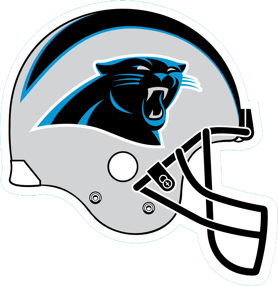 Luke Kuechly - Car - Falcons Vs Panthers Helmets (935x959), Png Download