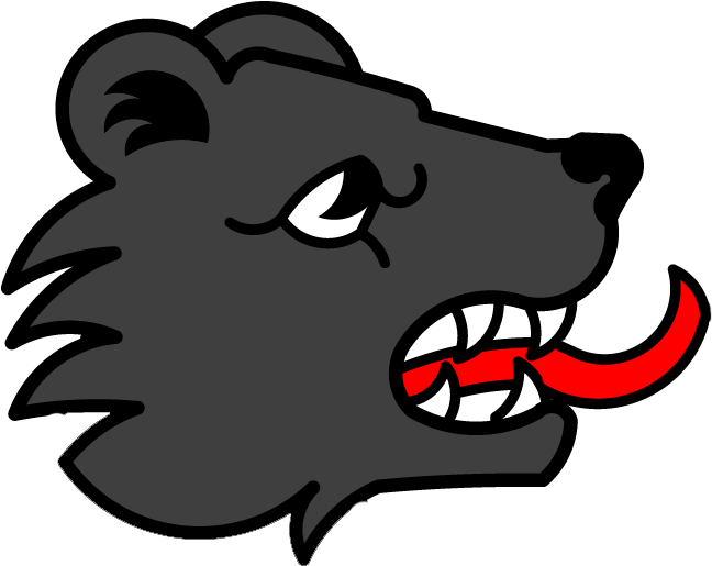 Bergental Sable Bear - Cartoon (750x600), Png Download