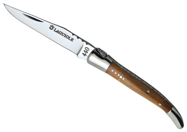 Laguiole Knife, 11 Cm, Olive Tree Wood - Laguiole Mes Met Kurkentrekker (900x600), Png Download