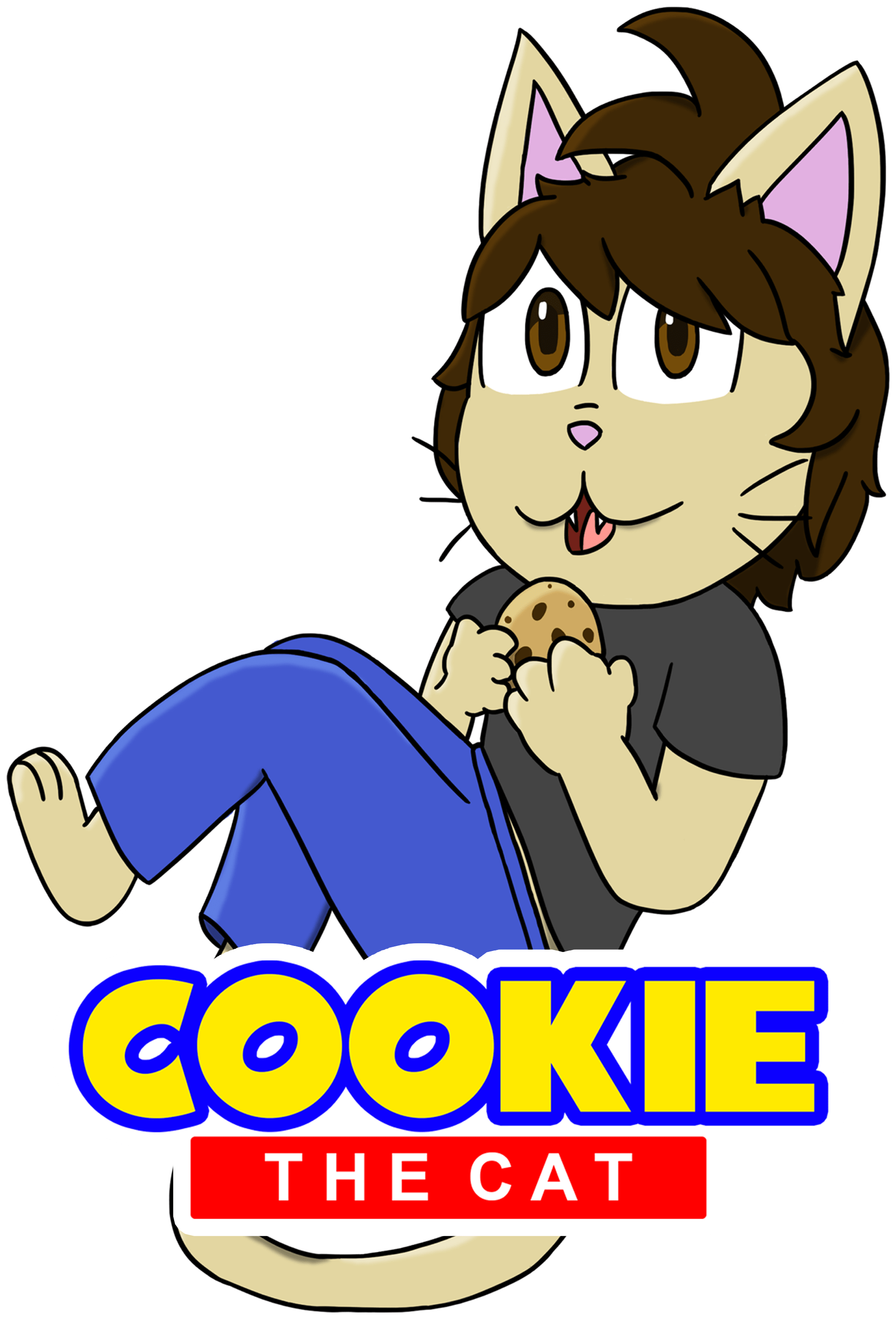 Cookie The Cat - T-shirt (2200x3000), Png Download