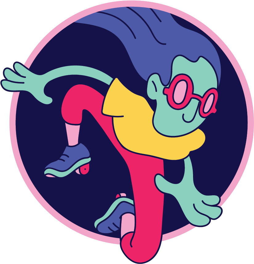 This Is A Brand Identity For The Music Festival, Nocturnal - Cartoon (1401x901), Png Download