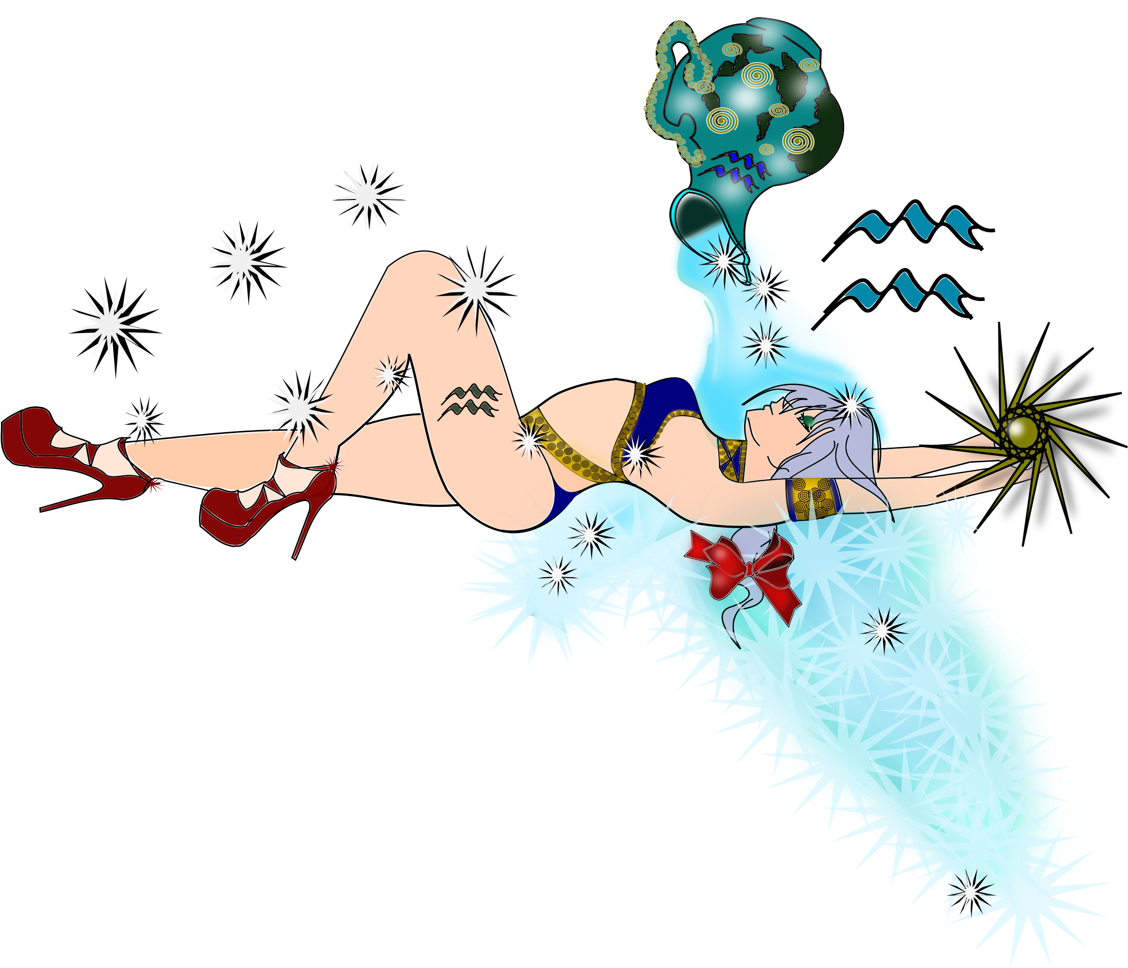Acuario Png (2400x3394), Png Download