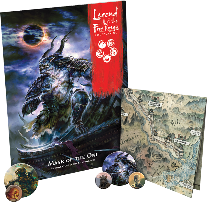 Order Your Own Copy Of Mask Of The Oni At Your Local - Legend Of The Five Rings Roleplaying Game (700x681), Png Download