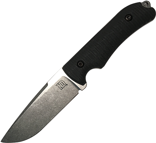 Precision Milled Black-rancor Knife - Ganzo Ножи (600x555), Png Download