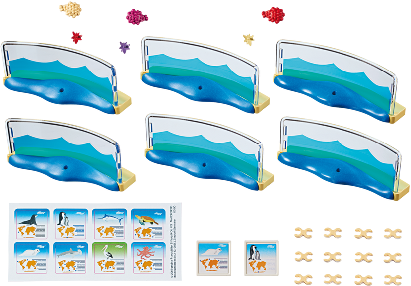 Playmobil - Playmobil 9063 Aquarium Enclosure (940x658), Png Download