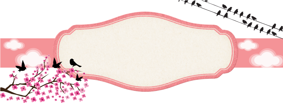 Cabeçalho Free Passarinhos - Wood (953x357), Png Download