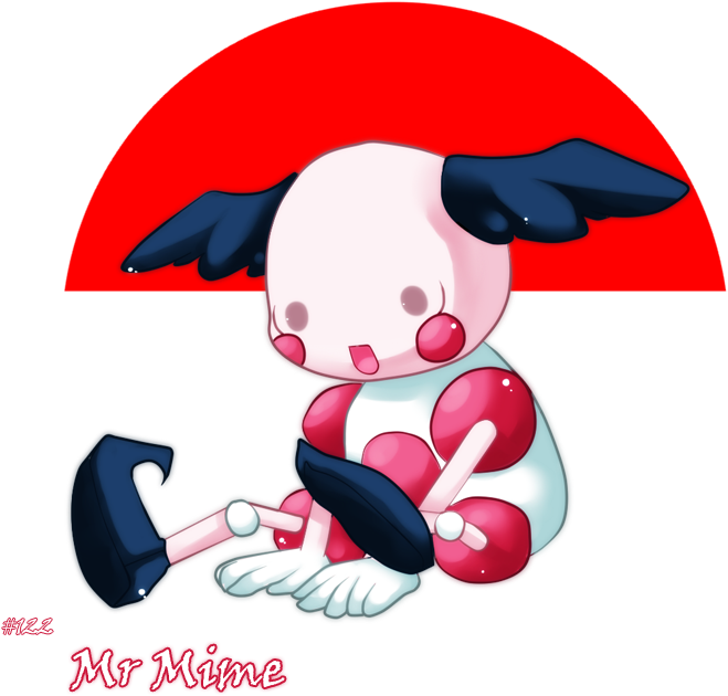 Png - Mr Mime Kawaii (700x713), Png Download