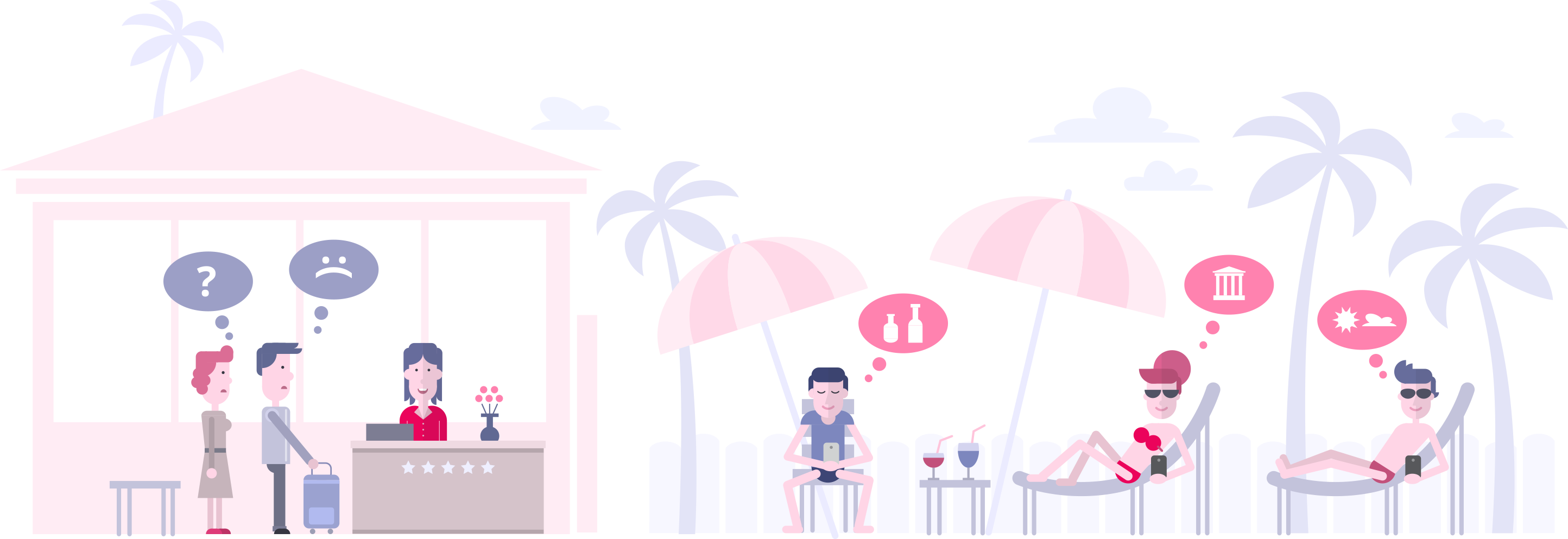 Your Hotel In One App - Hotel (2888x993), Png Download