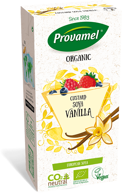 Vanilla Custard - Provamel Organic Almond Unsweetened (474x736), Png Download