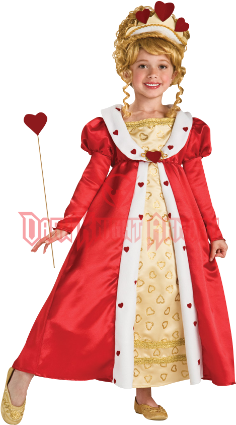 Red Heart Princess Costume (842x842), Png Download