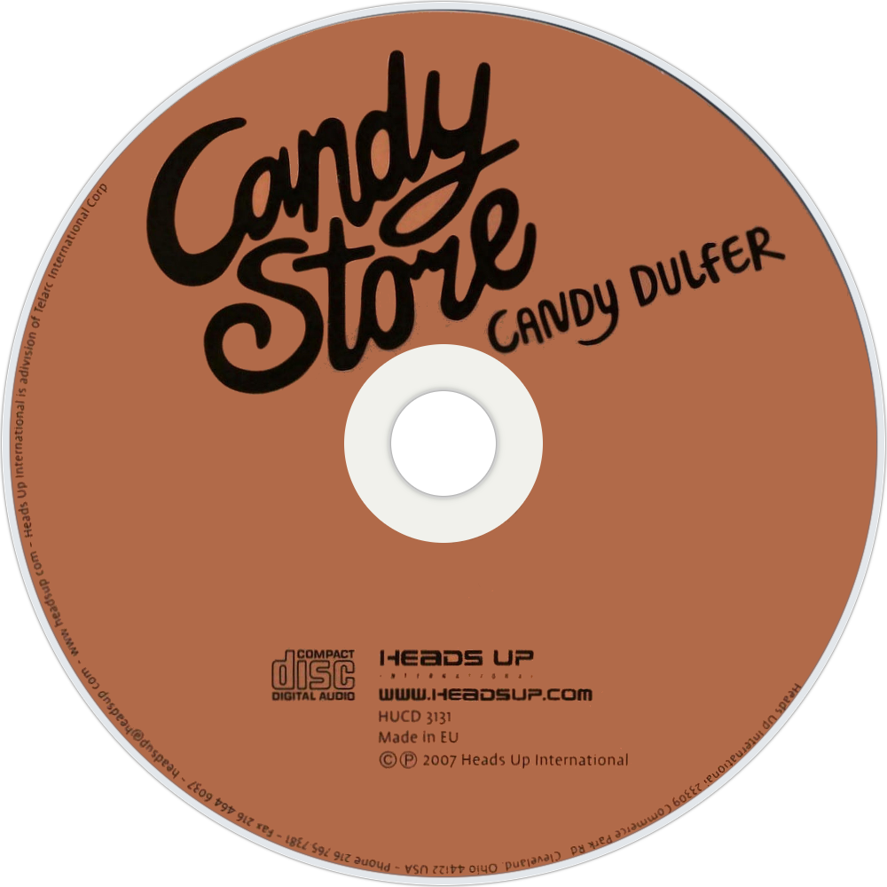 Candy Dulfer Candy Store Cd Disc Image (1000x1000), Png Download