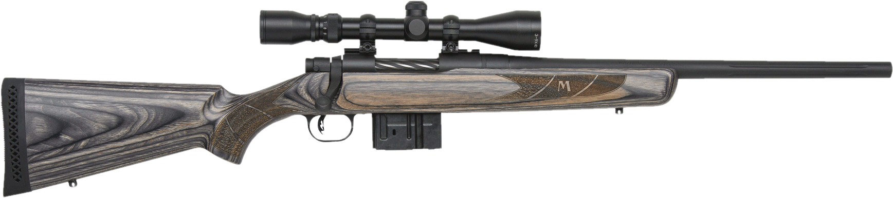 Mossberg 27736 Mvp Predator With Scope Bolt 308 Win/7 - Savage 6.5 Creedmoor Camo (1800x424), Png Download